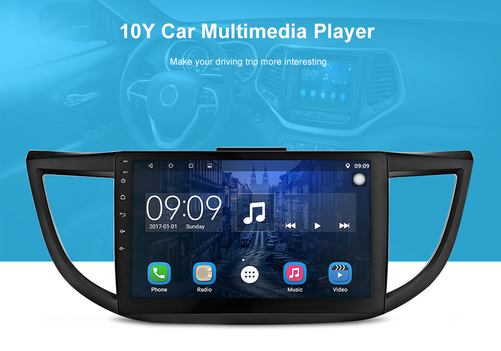 STAPON 1001 10Y 10-inch Touch Screen Car Multimedia Player for 12 - 16 Honda CR - V 