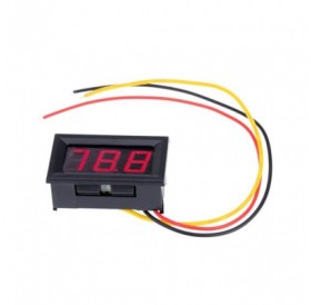 Red LED Mini Digital Voltmeter DC 0 - 99.9V