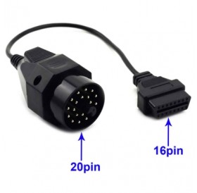 20 Pin to 16 Pin OBD2 Diagnostic Cable for BMW