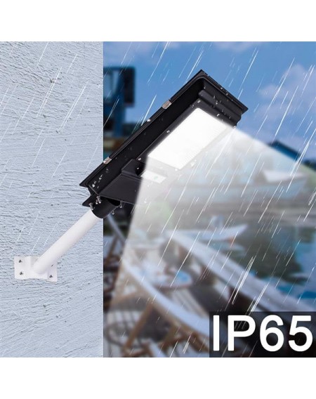 90W LED Solar Street Light Radar Induction Outdoor Wall Lamp + Remote