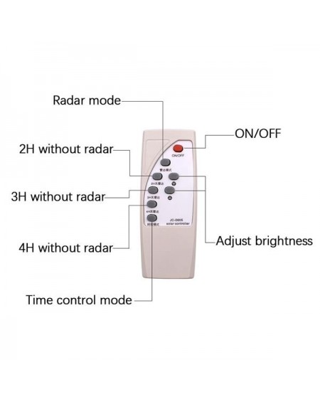 60W 120-LED Solar Sensor Outdoor Light with Light Control and Radar Built-In Sensor Black