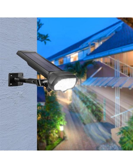 Adjustable LED Solar Power Light PIR Motion Sensor Spot Garden Wall Lamp Outdoor