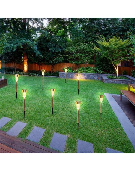 24pcs 5W High Brightness Solar Power LED Lawn Lamps with Lampshades Warm White