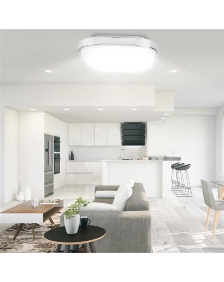 85-265V LED Ceiling Light Square Shape Lights Living Room Bedroom Lamp Stepless Dimming(24W)
