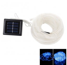 Waterproof 100LED Solar Power Blue LED String Light Blue