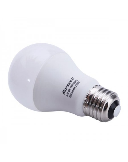12pcs 60W A19/A60 3000-3500K Warm White Light LED Light Bulbs Kit White