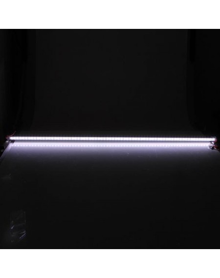 12V 18W 72LED 1800LM 6000k White Light U-Shape Light Bar with Transparent Cover