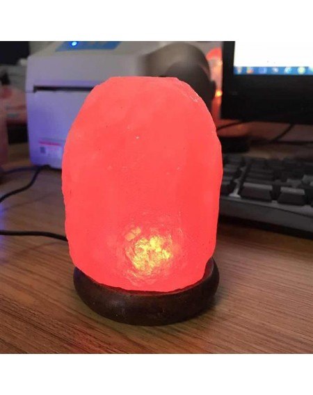 USB Powered 7 LED Colors Natural Rock Himalaya Salt Lamp