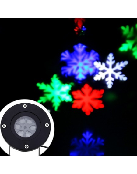 Lightme 110 - 240V 6W LED Waterproof Colorful Snowflake Light