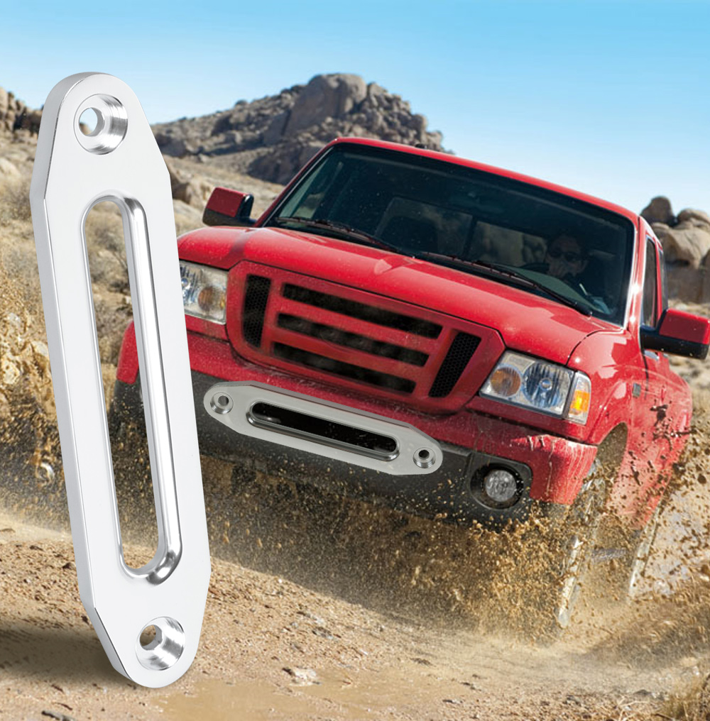 12000lbs Winch Rope Guide Hawse Aluminum Fairlead for Off-road 4WD