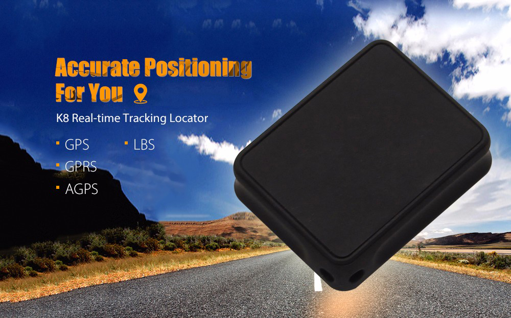 K8 Multifunctional GPRS GPS Vibration Real-time Position Tracker