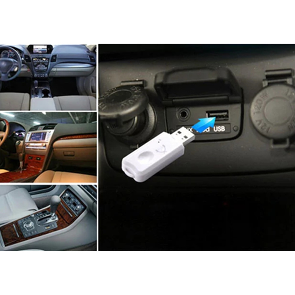 Dongle Bluetooth Music Stereo Receiver Supports Bluetooth 2.1 + EDR Supports A2DP AVRCP AVDTP HFP HSP